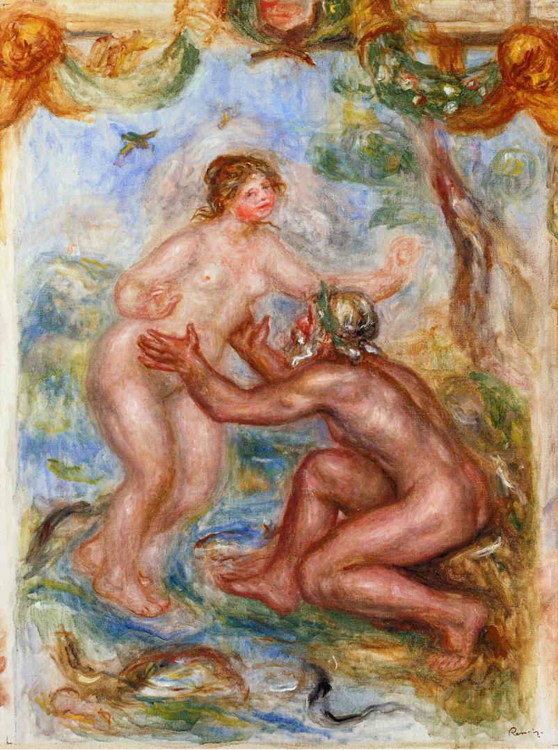 Study for the Saone embraced by the Rhone 1915